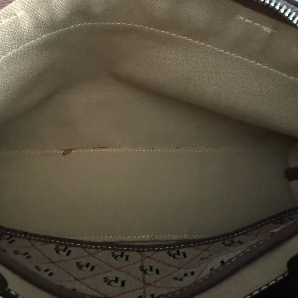 Dooney and Bourke Vintage Quilted Monogram Zip Top Tote - Picture 11 of 12